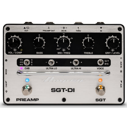 Ampeg SGTDI Preamp and DI All In One Stompbox (Certified Refurbished)
