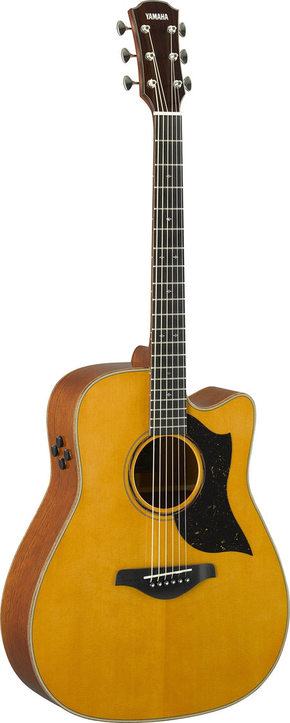Yamaha A5M VN A Series Vintage Natural Mahogany 6 String RH Acoustic Electric Guitar (Certified Refurbished)