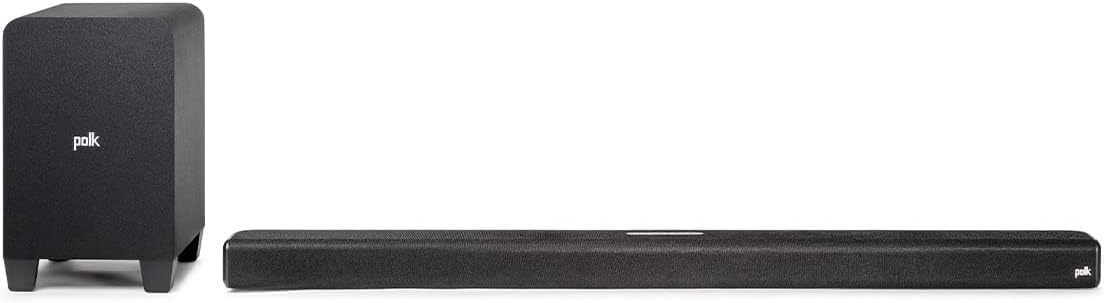 Polk Audio Signa S4 Dolby Atmos 3.1.2 Soundbar with Wireless Subwoofer (Certified Refurbished)