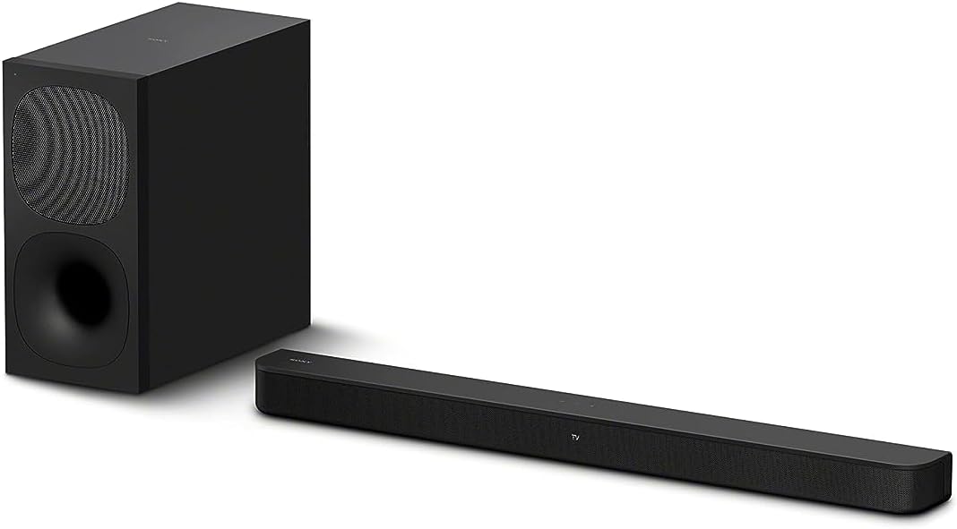 Sony HT-S400 2.1ch Soundbar with Powerful Wireless subwoofer, S-Force PRO Front Surround Sound, and Dolby Digital (Refurbished