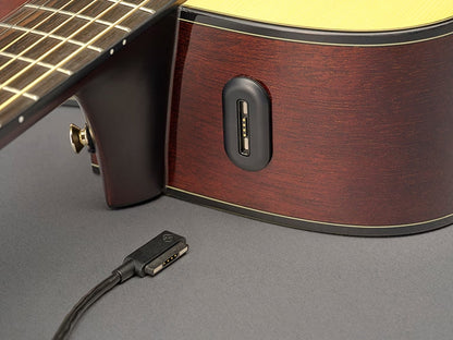 Yamaha TAS3C SDB TransAcoustic Concert Style Bluetooth Enabled Rechargable 6 String RH Acoustic Electric Guitar (Certified Refurbished