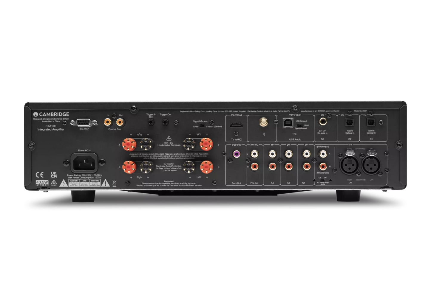 Cambridge Audio EXA100 Integrated Stereo Amplifier (Certified Refurbished)