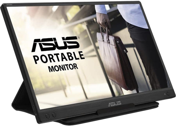 ASUS ZenScreen MB166C Portable USB Monitor- 16 inch (15.6 inch viewable), Full HD, IPS, USB Type-C, Flicker Free, Blue Light Filter, Anti-glare surface (Certified Refurbished)