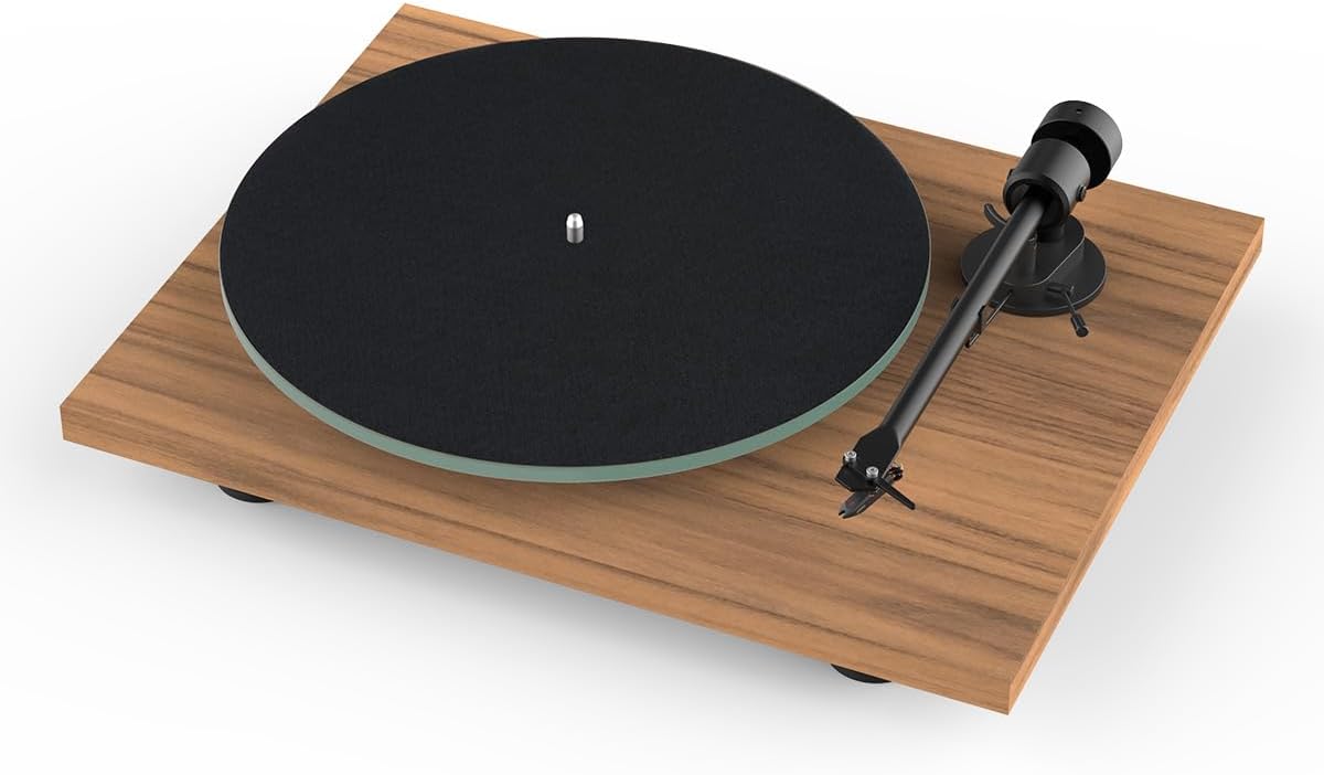 Pro-Ject T1 Evo Phono Turntable with Built-in Preamp - Walnut (Certified Refurbished)
