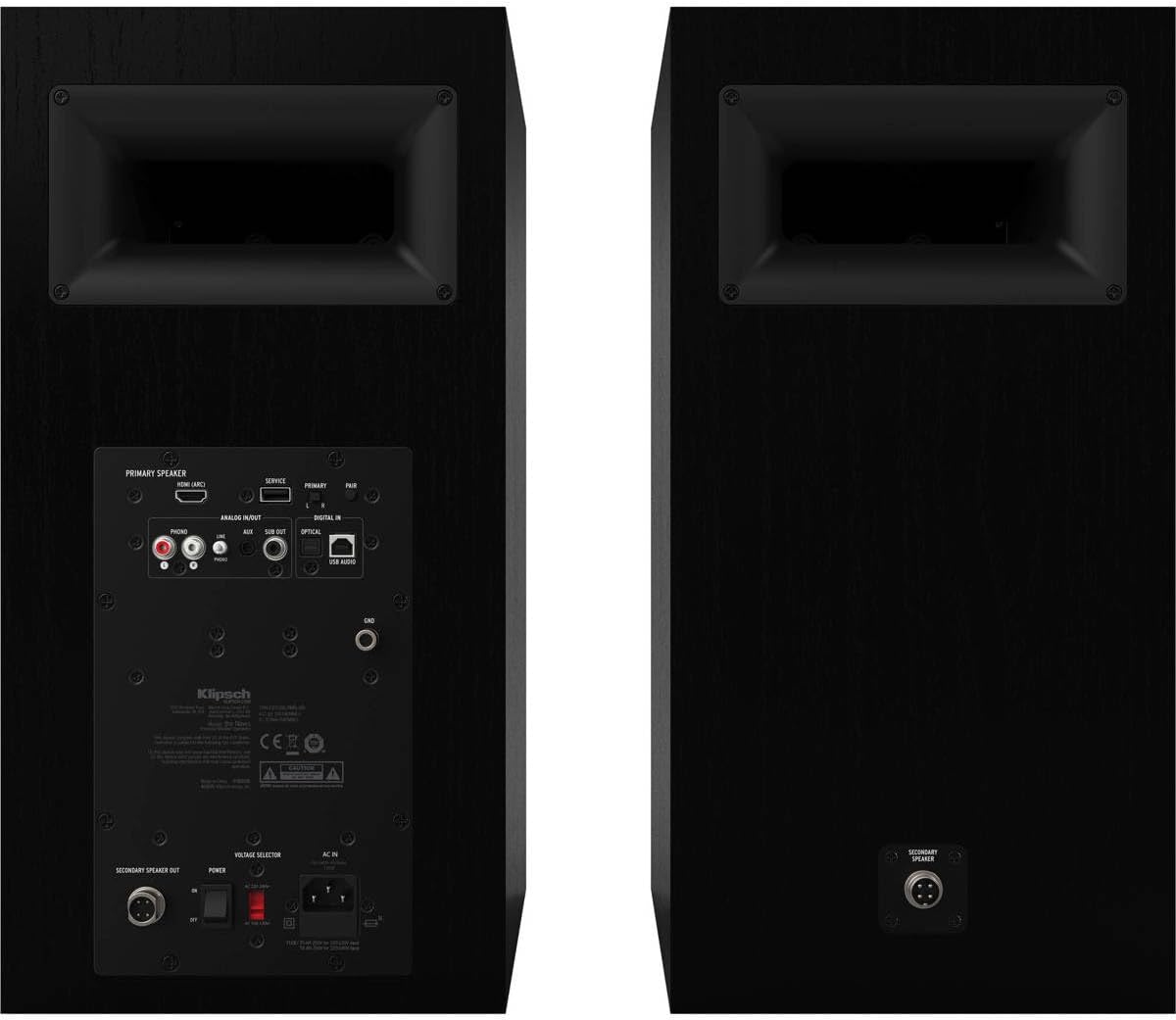 Klipsch The Nines Heritage Inspired Powered Speaker - Pair (Certified Refurbished)