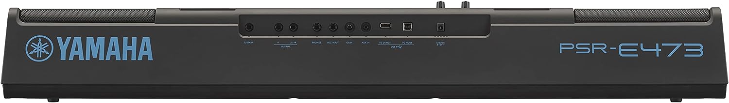 Yamaha PSR-E473 61-Key Portable Keyboard (Certified Refurbished)
