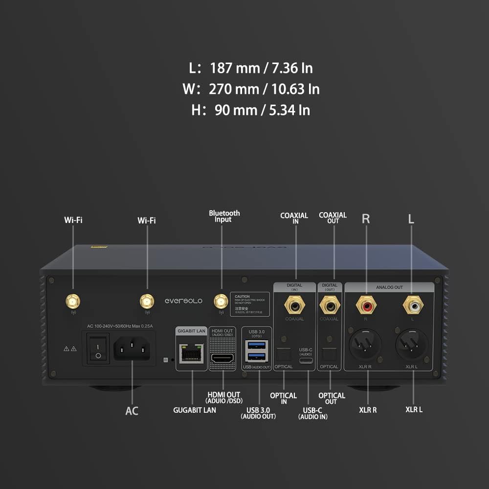 Eversolo DMP-A6 Streamers, All-in-One Amplifier and Network Player (Certified Refurbished)