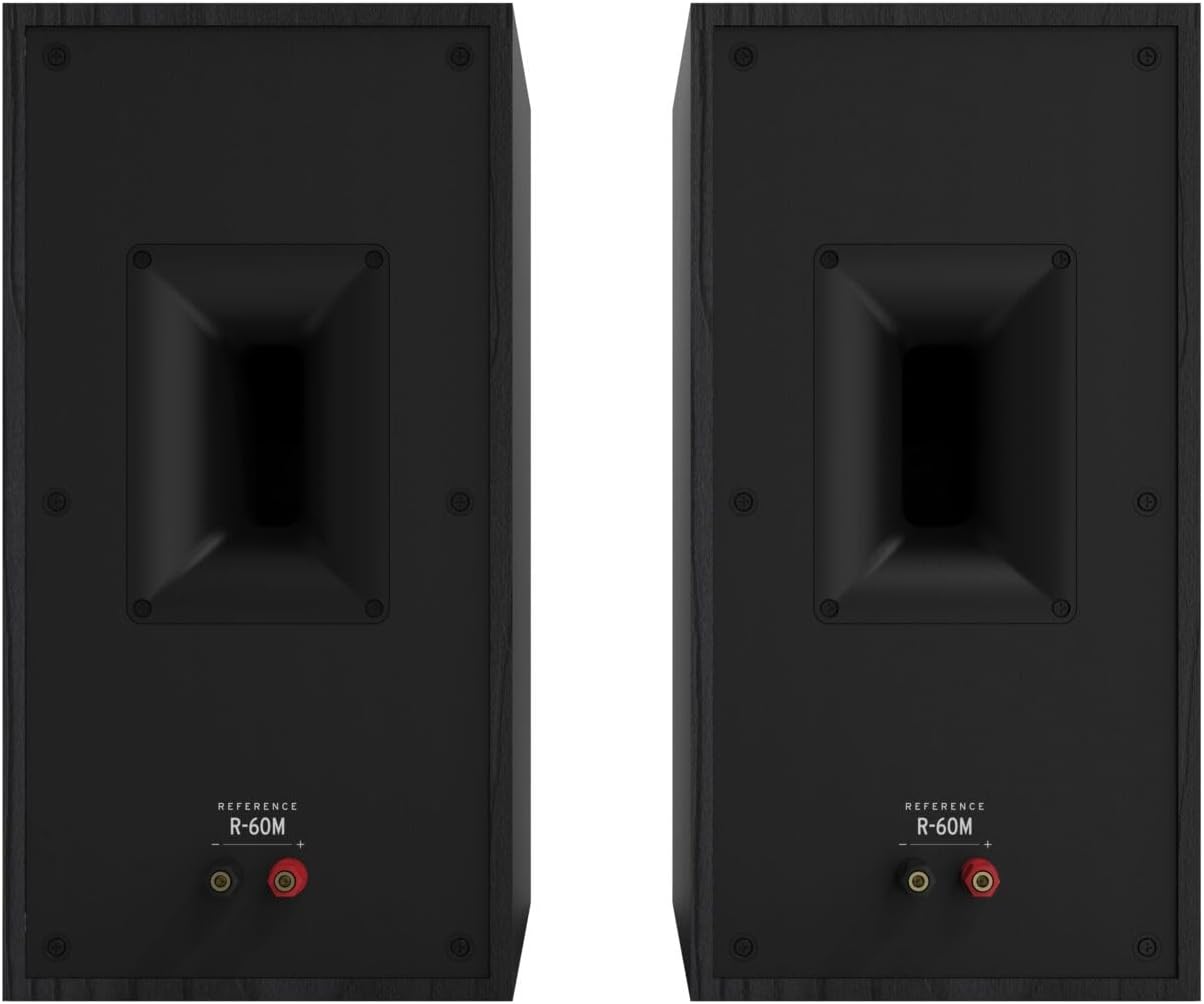 Klipsch R-60M Compact & Passive Bookshelf Speakers - Pair (Certified Refurbished)