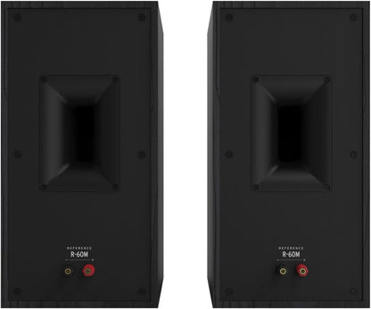 Klipsch R-60M Compact & Passive Bookshelf Speakers - Pair (Certified Refurbished)