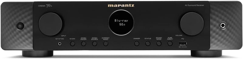 Marantz Cinema 70S 7.2-Ch Receiver (50W X 7) - 4K/120 and 8K Home Theater Receiver (Certified Refurbished)