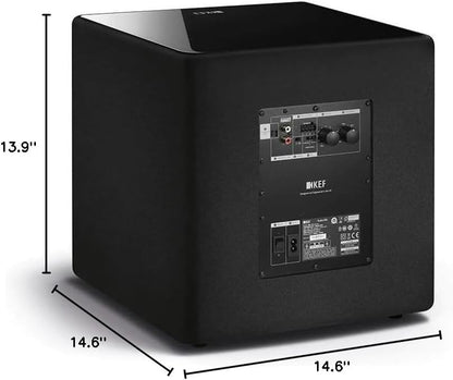 KEF KUBE 10b 10' 300 Watt Powered Subwoofer (Certified Refurbished)