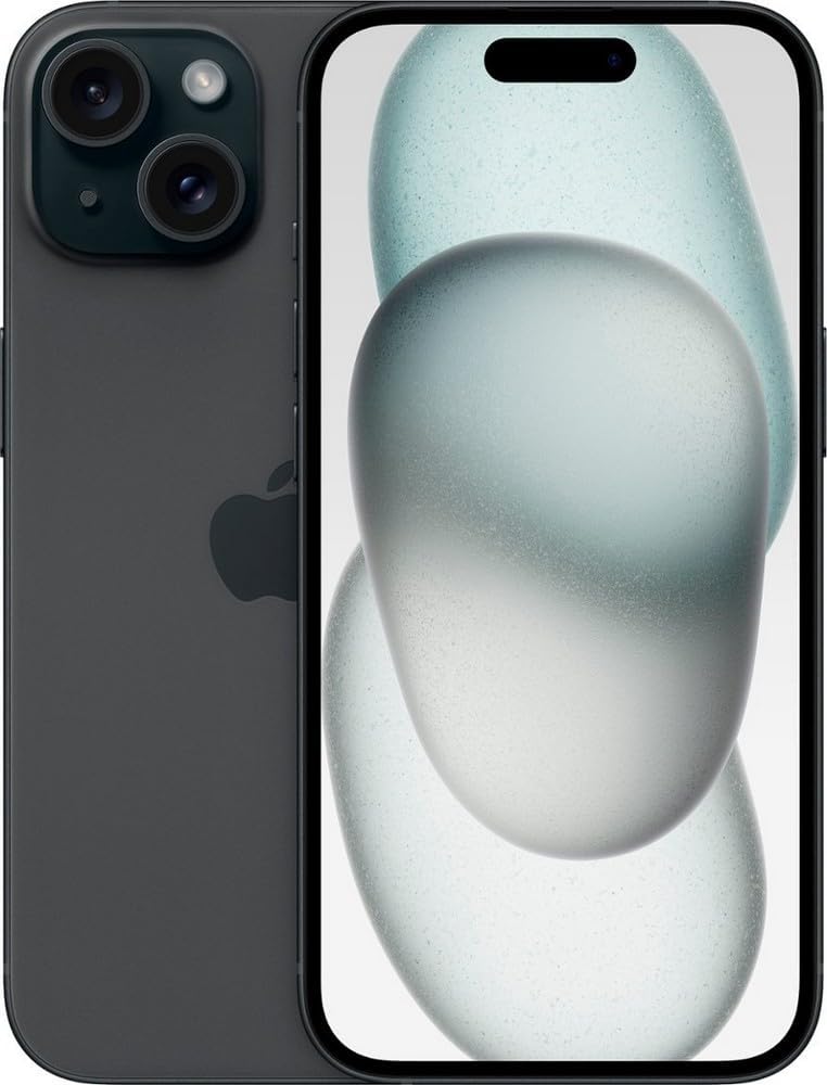 iPhone 15 Plus (6.7", 2023, A16 Bionic) - Black (Refurbished)