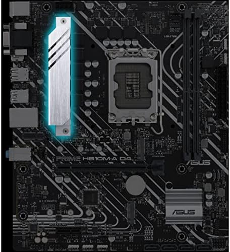 ASUS Prime H610M-A D4-CSM LGA 1700(Intel 12th Gen) Micro-ATX Commercial Motherboard (PCIe 4.0, DDR4, 2xM.2 Slots,1Gb LAN, Rear USB 3.2 Gen 2 Ports, DP/HDMI/D-Sub, SPI-TPM Header, ACCE) (Certified Refurbished)