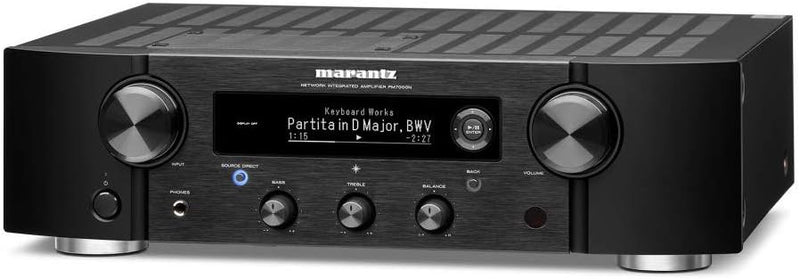 Marantz PM7000N Integrated Stereo Hi-Fi Amplifier HEOS Built-in Supports Digital and Analog Sources Compatible with Amazon Alexa Phono Input (Certified Refurbished)