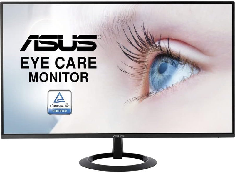 ASUS VZ24EHE Eye Care Monitor – 23.8 inch Full HD (1920 x 1080), IPS, 75Hz, Adaptive-Sync/FreeSync™, HDMI, Low blue light, Flicker free, Ultra-slim (Certified Refurbished)