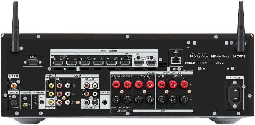 Sony STR-AZ1000ES 7.2 Channel 8K A/V Receiver (Certified Refurbished)