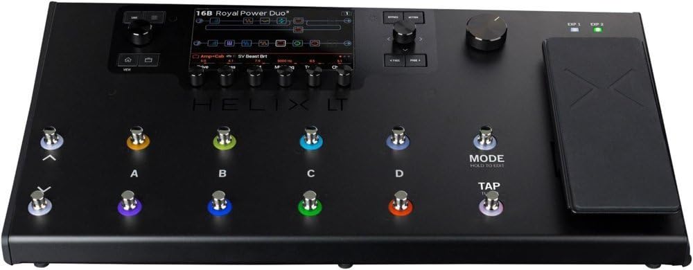 Line 6 Helix LT Guitar Multi-Effects Processor Amp & FX Pedal Board (Certified Refurbished)
