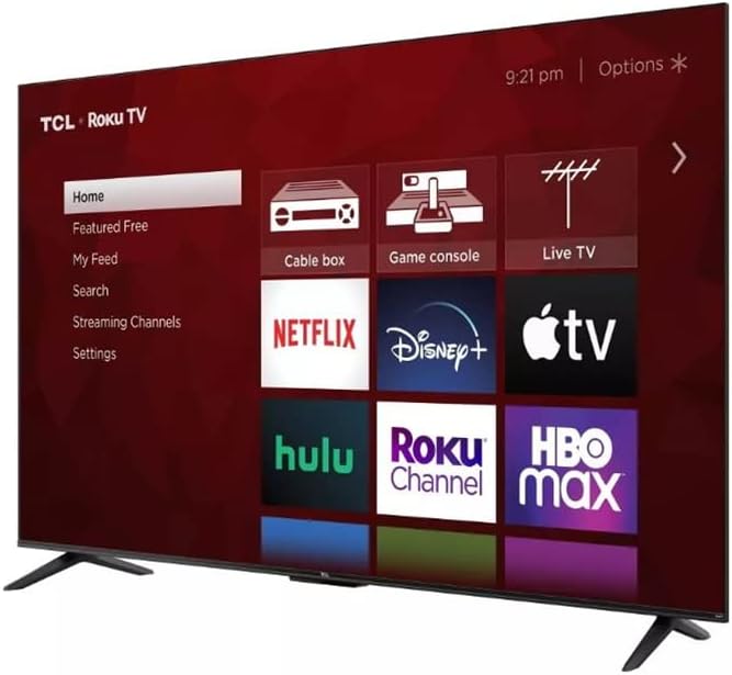 TCL 43" 4K UHD HDR Smart Roku TV Dual-Band WiFi & Ethernet - 43S45 (Certified Refurbished)