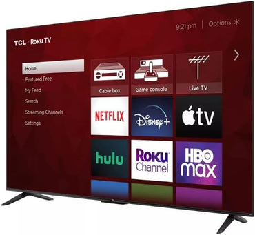 TCL 43" 4K UHD HDR Smart Roku TV Dual-Band WiFi & Ethernet - 43S45 (Certified Refurbished)