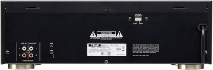 TEAC W-1200 Dual Cassette Deck with Recorder/USB/Pitch/Karaoke-Mic-in and Remote (Certified Refurbished)