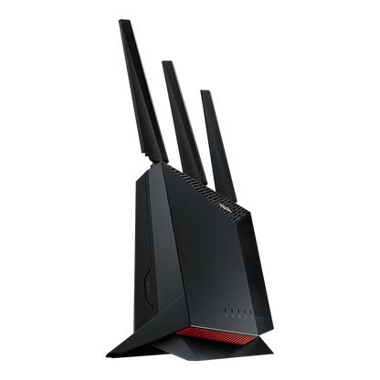 ASUS RT-AX86U (AX5700) Dual Band WiFi 6 Extendable Gaming Router, 2.5G Port, Gaming Port, Mobile Game Mode, Port Forwarding, Subscription-Free Network Security, Instant Guard, VPN, AiMesh Compatible (Certified Refurbished)