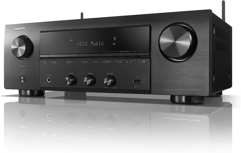 Denon DRA-800H 2.2 Ch. 100W 4K AV Receiver with HEOS® Built-in (Certified Refurbished)