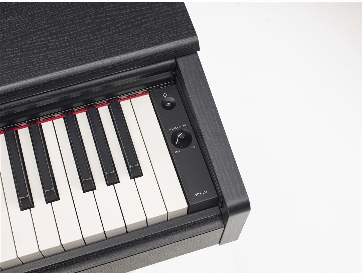 Yamaha YDP105 Black 88-Key Digital Piano (Certified Refurbished)