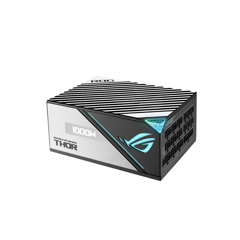 ASUS ROG Thor 1000W Platinum II Fully Modular Gaming Power Supply (80 Plus Platinum, OLED Power Display, Aura Sync ARGB, ROG Heatsinks, 0dB Technology, Lambda A++) (Certified Refurbished)