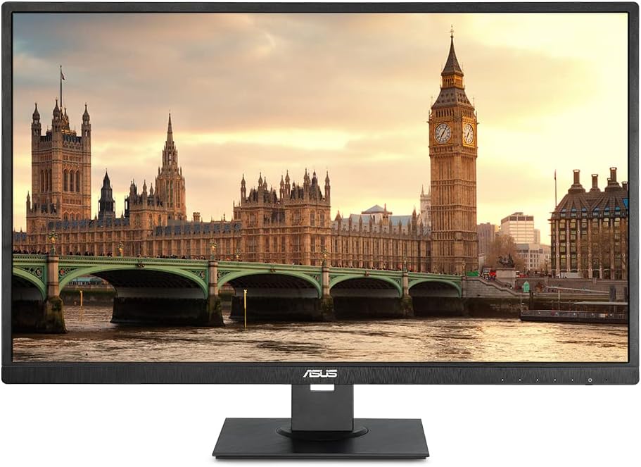 ASUS 27” 1080P Monitor (VA279HAL) - Full HD, Built-in Speakers, Eye Care, Low Blue Light, Flicker Free, VESA Mountable, Height Adjustment, Pivot, Swivel, Tilt, HDMI, VGA (Certified Refurbish)