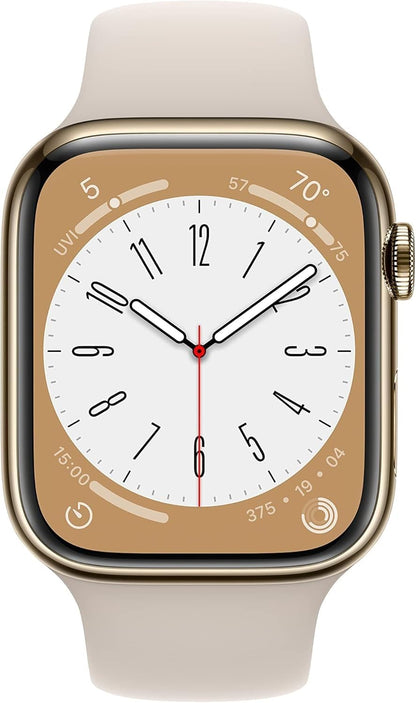 Apple Watch Series 8 (2022, Aluminum) - Starlight (Refurbished)