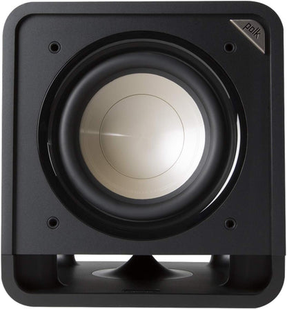 Polk Audio HTS 12 Powered Subwoofer, Power Port Technology, 12” Woofer, up to 400W Amp, Ultimate Home Theater Experience, Washed Black Walnut (Refurbished)