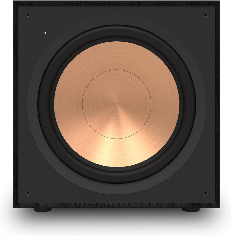 Klipsch Reference R-121SW 12” Front-Firing Subwoofer with revamped Spun-Copper thermoformed crystalline Polymer woofers and an All-Digital Amplifier for Premium Sound (Certified Refurbished)