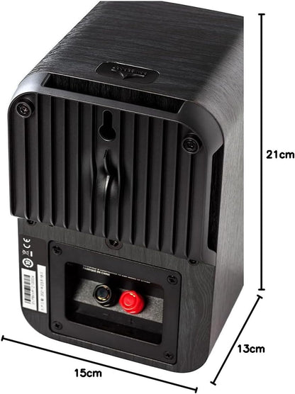 Polk Signature Elite ES10 Surround Sound Speakers - Hi-Res Audio Certified, Dolby Atmos & DTS:X Compatible, 1" Tweeter & 4" Woofer, Power Port Technology for Bass (Refurbished)