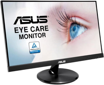 ASUS VP229HE 21.5 Monitor, 1080P Full HD, 75Hz, IPS, FreeSync/Adaptive-Sync, Eye Care, HDMI VGA, Frameless, VESA Wall Mountable (Certified Refurbished)