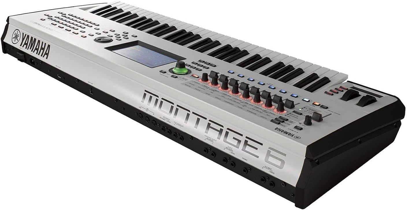Yamaha Montage6 61-key Synthesizer Workstation - White (Certified Refurbished)