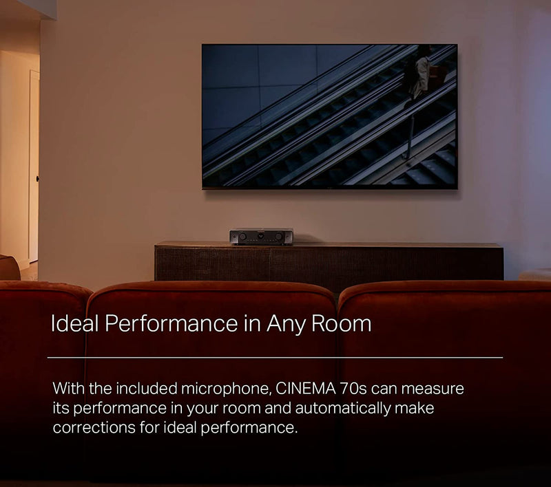 Marantz Cinema 70S 7.2-Ch Receiver (50W X 7) - 4K/120 and 8K Home Theater Receiver (Certified Refurbished)