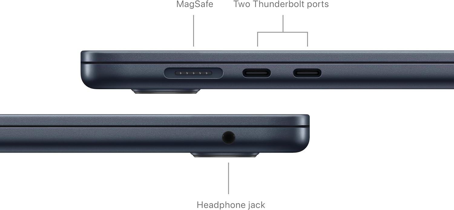 MacBook Air (15", 2024, M3) - Midnight (Certified Refurbished)