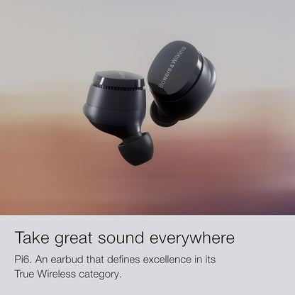 Bowers & Wilkins Pi6 True Wireless Earbuds - aptX Adaptive, Active Noise Cancelling (Refurbished)