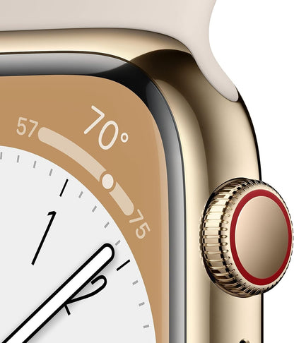 Apple Watch Series 8 (2022, Aluminum) - Starlight (Refurbished)