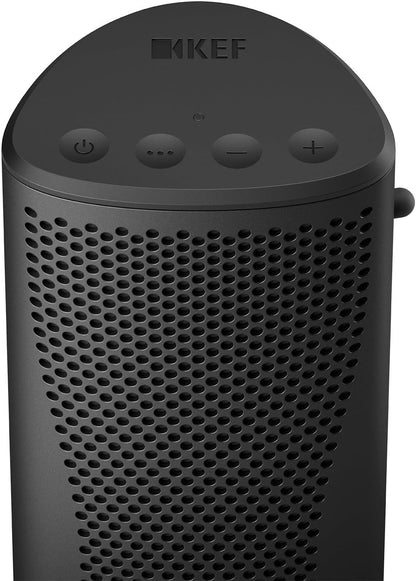KEF Muo High-Fidelity Portable Speaker - Midnight Black (Certified Refurbished)