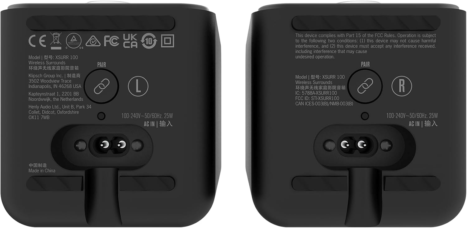 Klipsch Flexus SURR100 Surround Sound Speaker - Pair (Certified Refurbished)