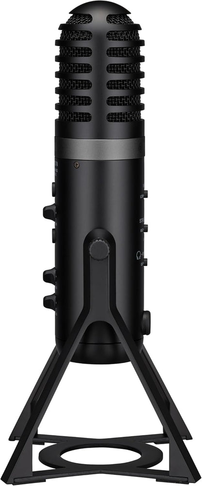 Yamaha AG01 Live Streaming USB Condenser Microphone, High Resolution Audio Recording and Playback, for Windows, Mac, iOS and Android (Certified Refurbished)