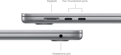 MacBook Air (15", 2024, M3) - Space Grey (Certified Refurbished)