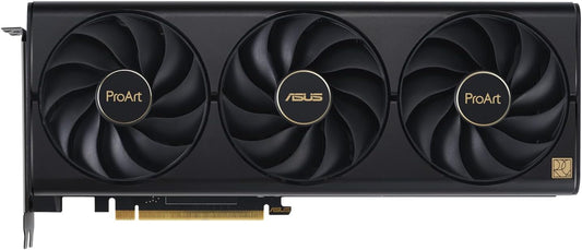 ASUS ProArt GeForce RTX 4080 Super OC Edition 16GB GDDR6X Gaming Graphics Card (NVIDIA GeForce RTX4080 DLSS 3, PCIe 4.0, 1x HDMI 2.1a, 3X DisplayPort 1.4a) (Certified Refurbished)