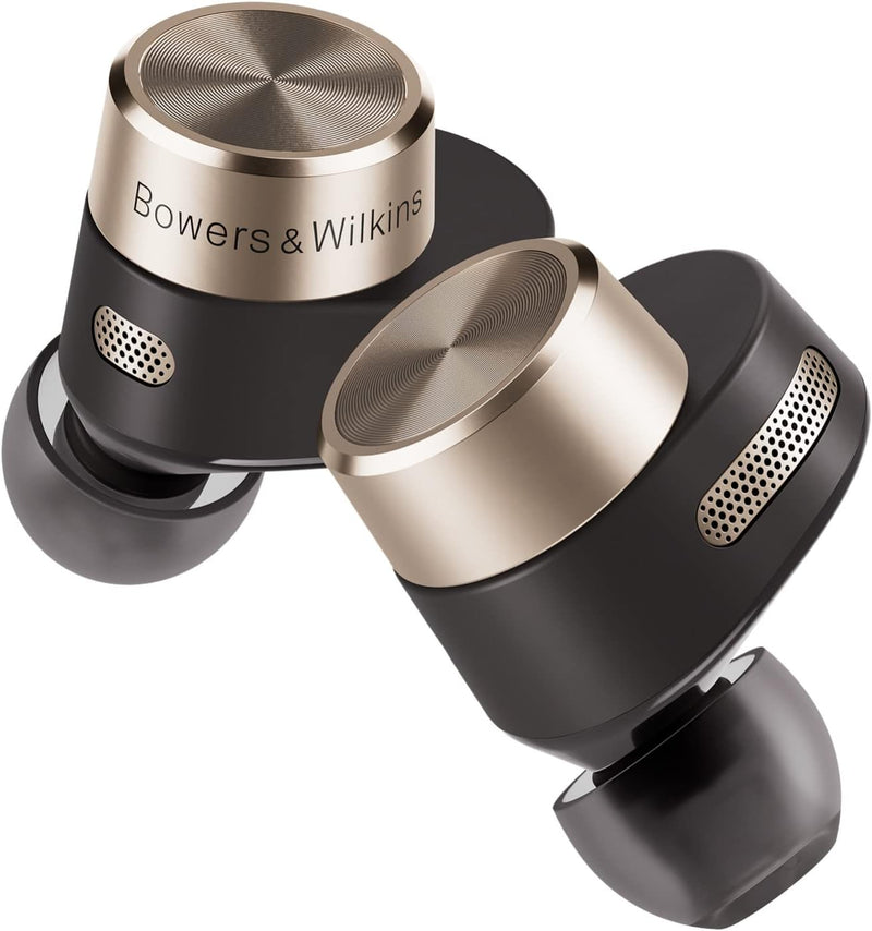 Bowers & Wilkins Pi7 in-Ear True Wireless Headphones (2021 Model), 6 Built-in Mics, Bluetooth 5.0 Qualcomm aptX & Dual Hybrid Drivers, Adaptive Noise Cancellation, Smart Wireless Charging, Charcoal