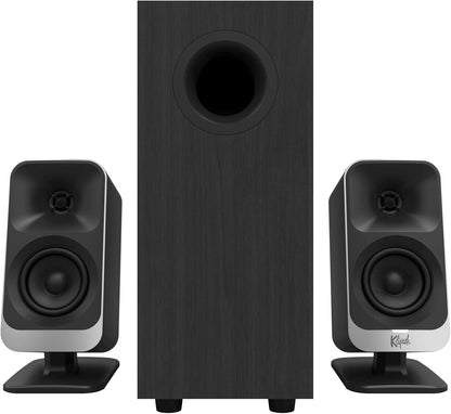 Klipsch ProMedia Lumina 2.1 Computer Speaker System with Subwoofer and RGB Lighting Effects (Certified Refurbished)
