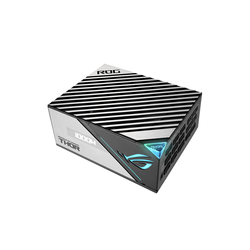 ASUS ROG Thor 1000W Platinum II Fully Modular Gaming Power Supply (80 Plus Platinum, OLED Power Display, Aura Sync ARGB, ROG Heatsinks, 0dB Technology, Lambda A++) (Certified Refurbished)