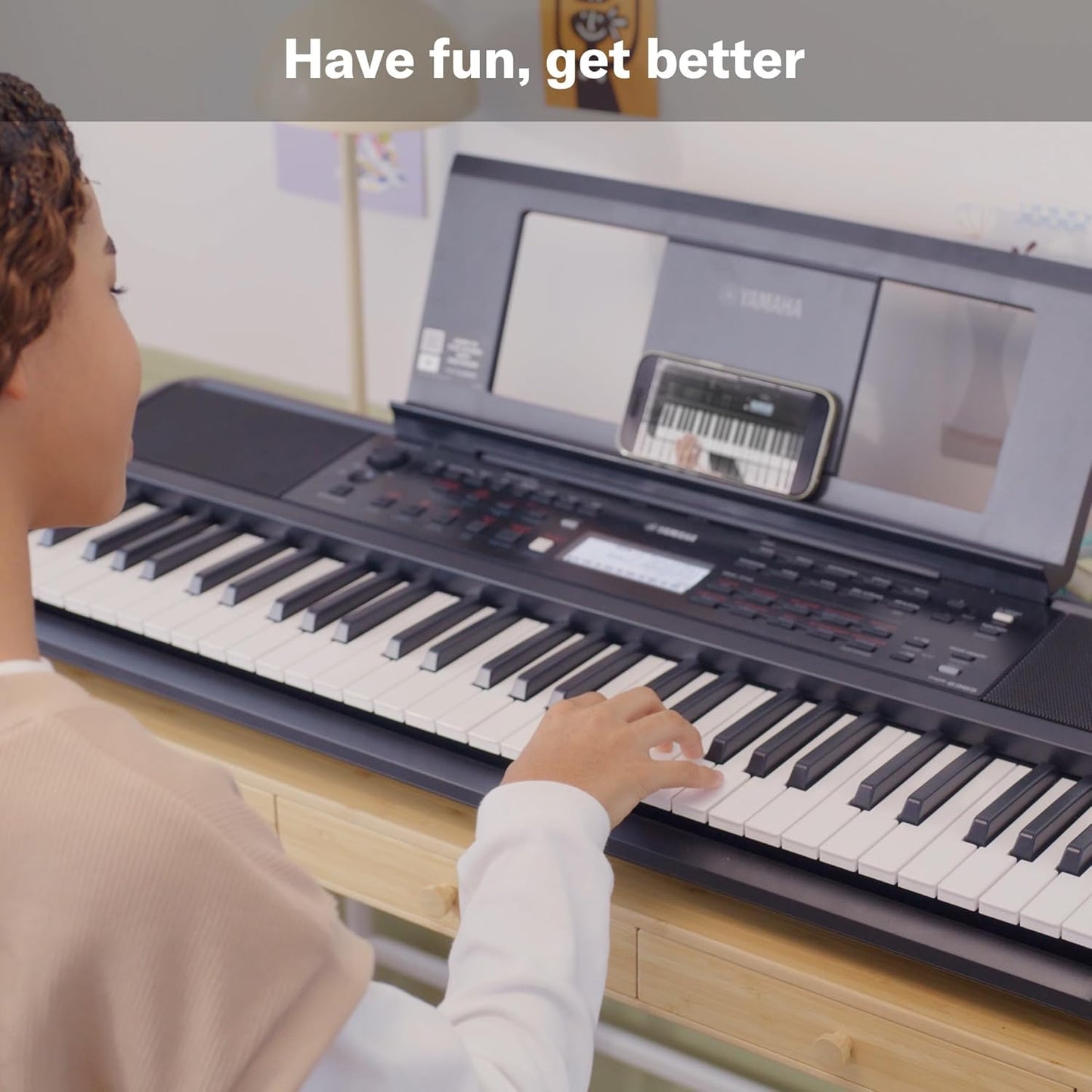 Yamaha PSR-E383 61 Key Portable Keyboard (Certified Refurbished)