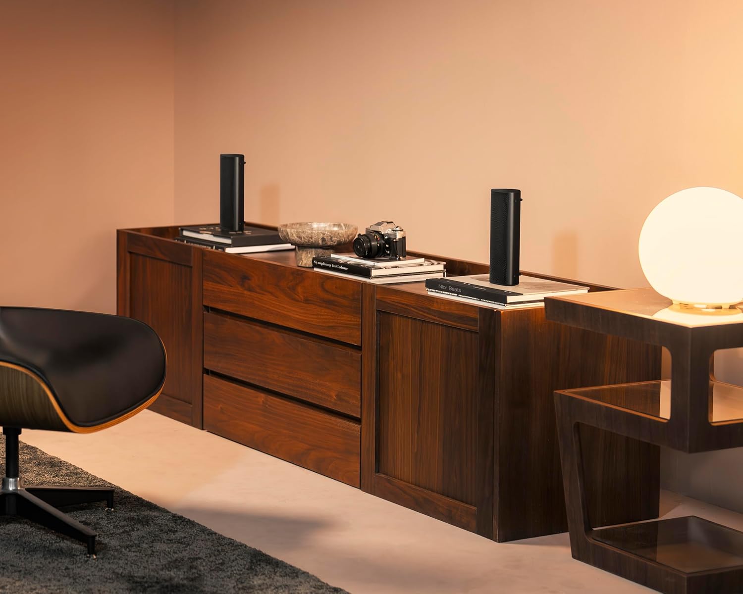 KEF Muo High-Fidelity Portable Speaker (Midnight Black) (Certified Refurbished)