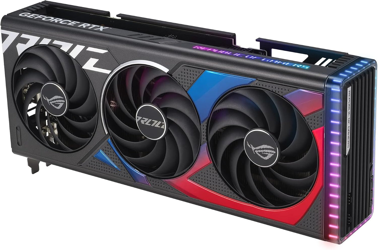 ASUS ROG Strix GeForce RTX 4070 Super OC Edition Gaming Graphics Card (PCIe 4.0, 12GB GDDR6X, DLSS 3, HDMI 2.1a, DisplayPort 1.4a, Massive Vented Backplate, Power Sensing, Aura Sync) (Certified Refurbished)